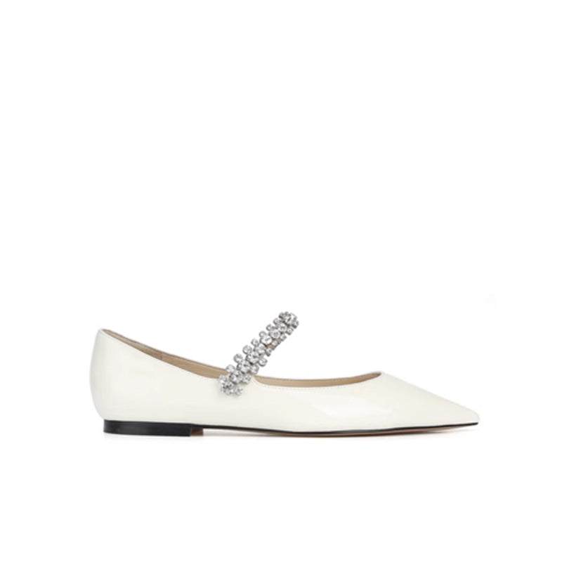 Women's Flat Summer Rhinestones Strap Shallow Mouth