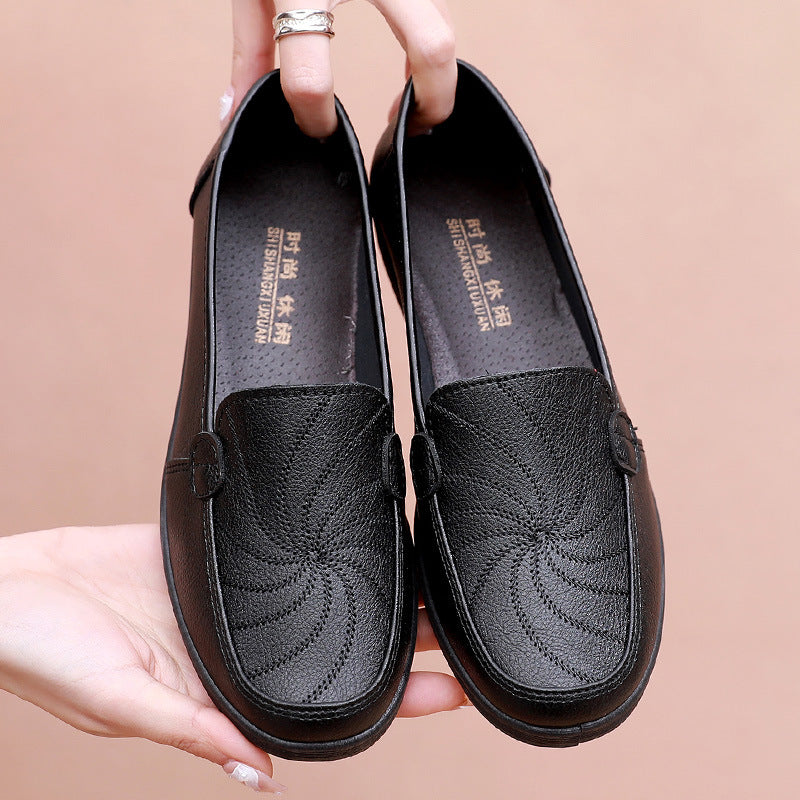 Women's Mom Pumps Autumn Soft Bottom Comfortable Flat