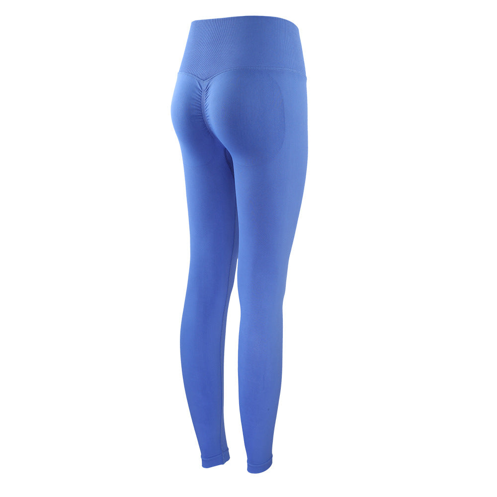 Fitness Pants Peach Nude Feel High Waist Hip Lift Skinny Workout Pants Seamless Yoga Pants