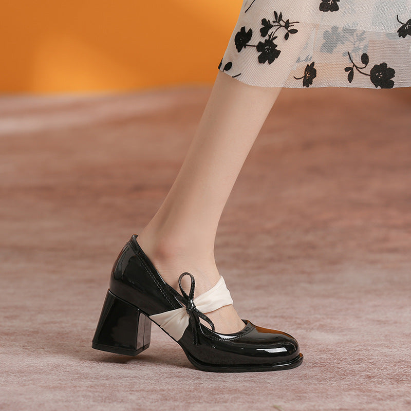 Épais style fée à tête ronde haute pour femme