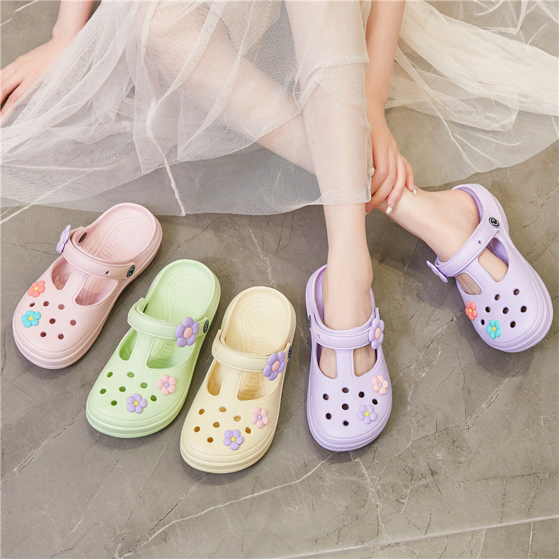 Women's Summer Platform Jelly Beach Garden Flat
