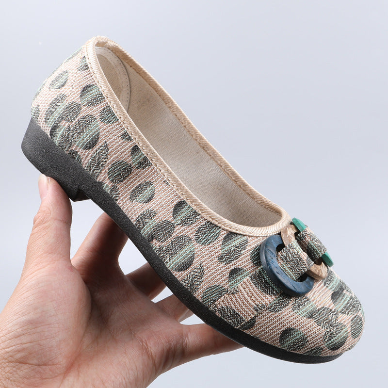 Women's Beijing Cloth Flat Soft Surface Comfortable