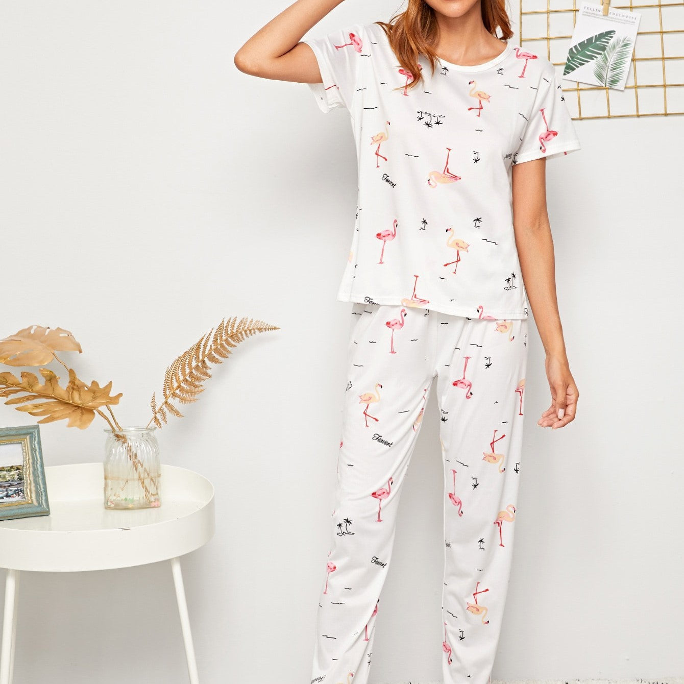 Sources Pajamas Home Wear Two-Piece Set