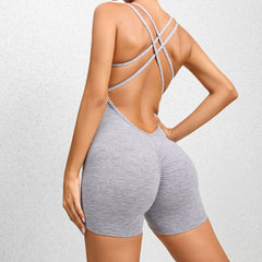 Pleated Peach Hip Yoga Pants Quick Drying Fitness Pants Training Dance Sports Yoga Jumpsuit