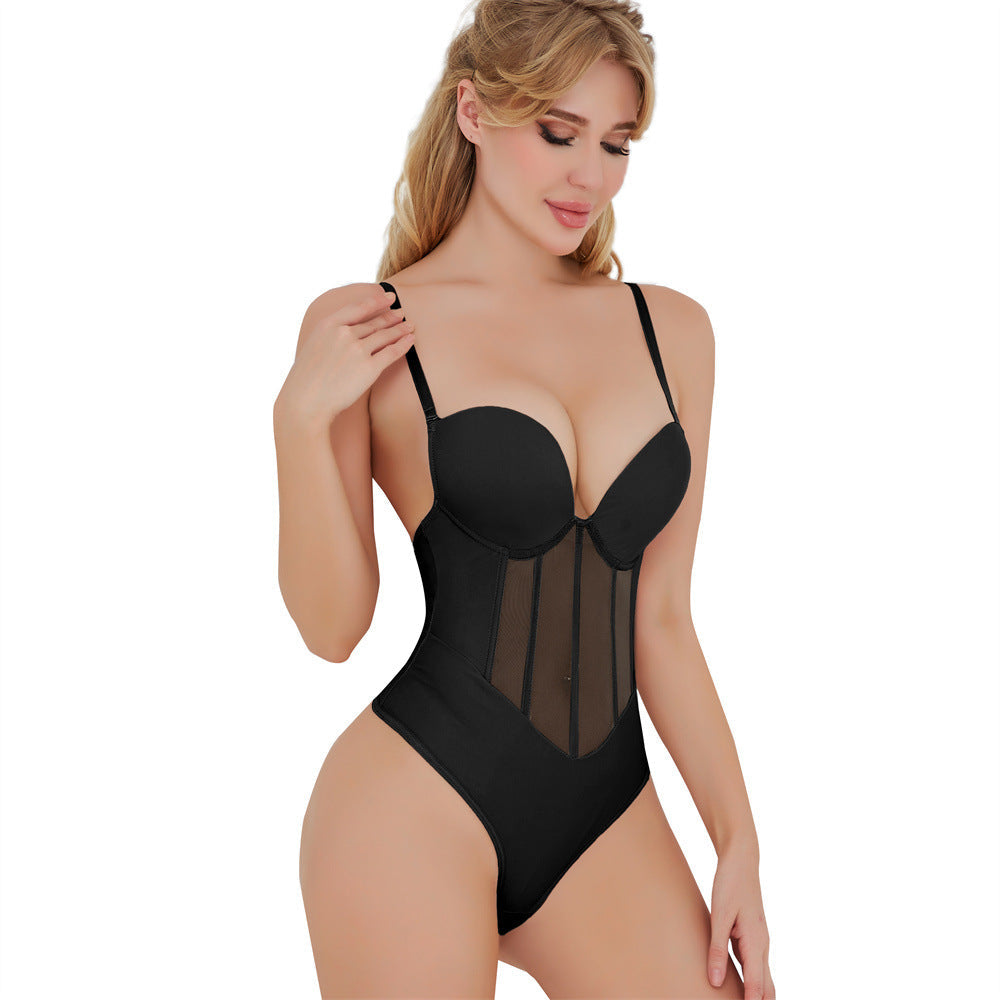 Detachable Small Shoulder Strap One Piece Corset Hip Shaping Slimming Waist Shaping Tight Belly Trimming Corset
