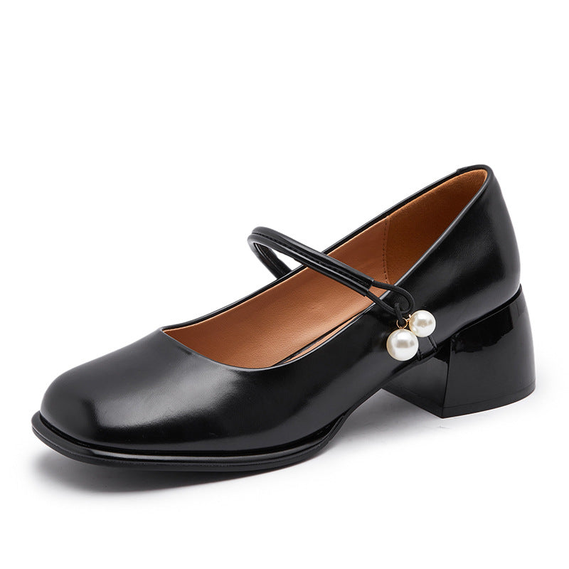 Charming Women's Chunky Spring Low-cut Slip-on