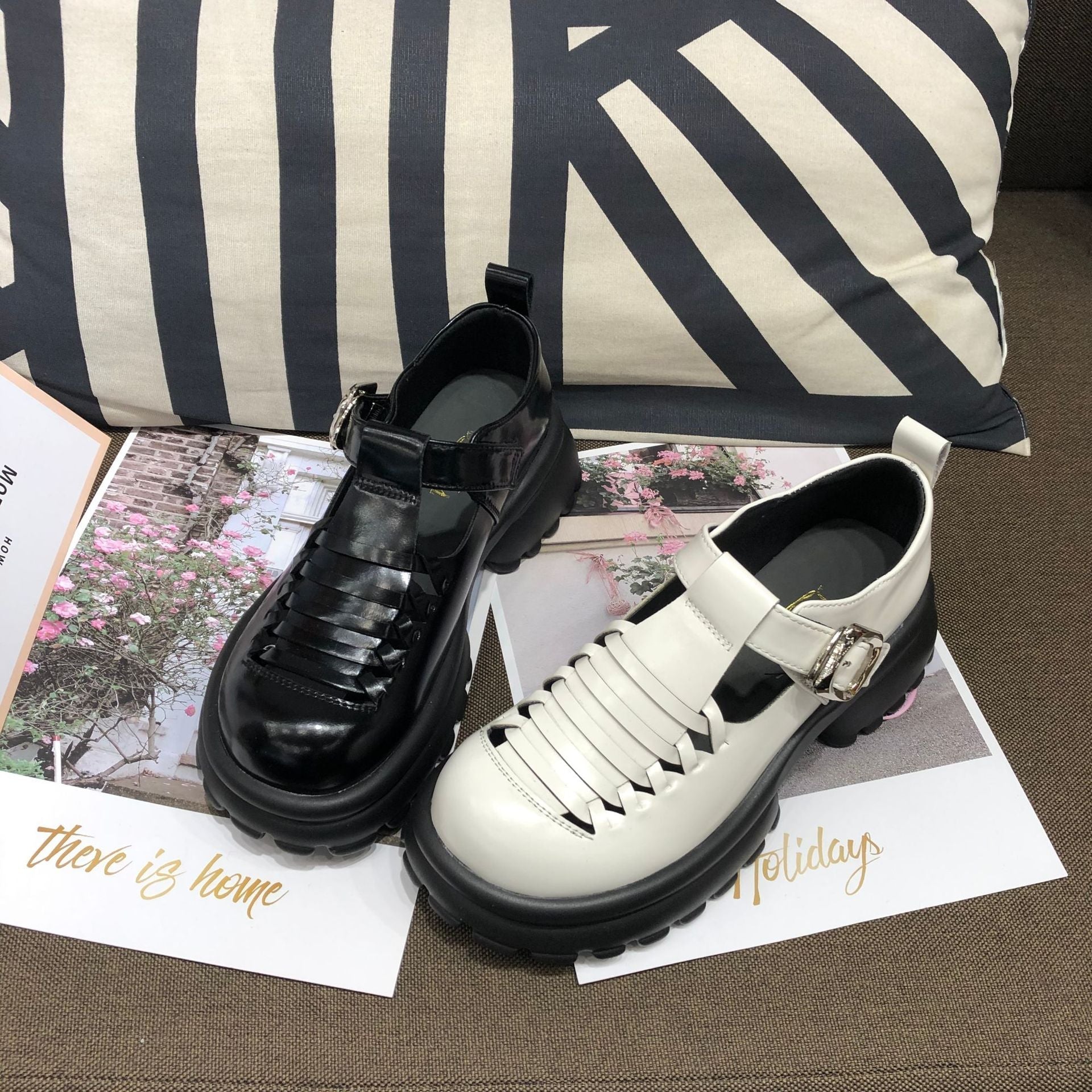 Versatile Women's British Style Spring Platform