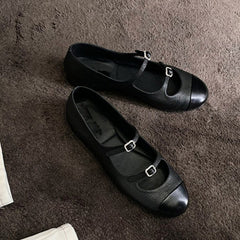 Women's Mary Jane Spring Round Toe Retro