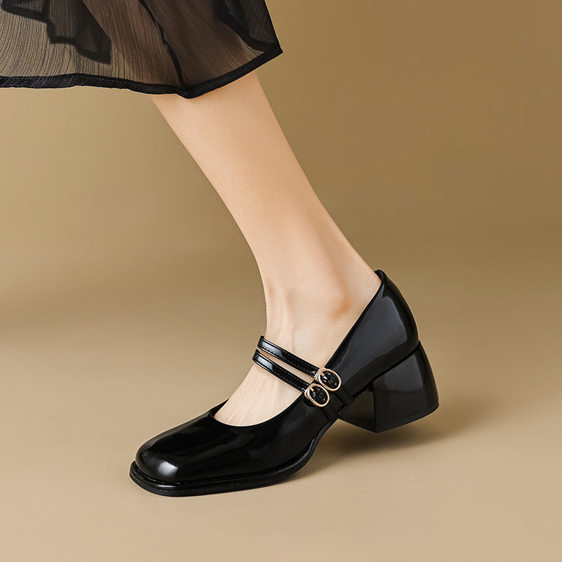Women's Jane Chunky Preppy Retro Platform
