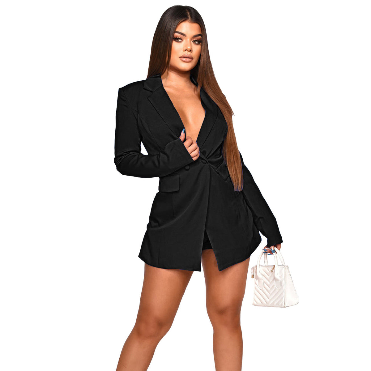 Suit Office Professional Casual One Piece Culotte Romper