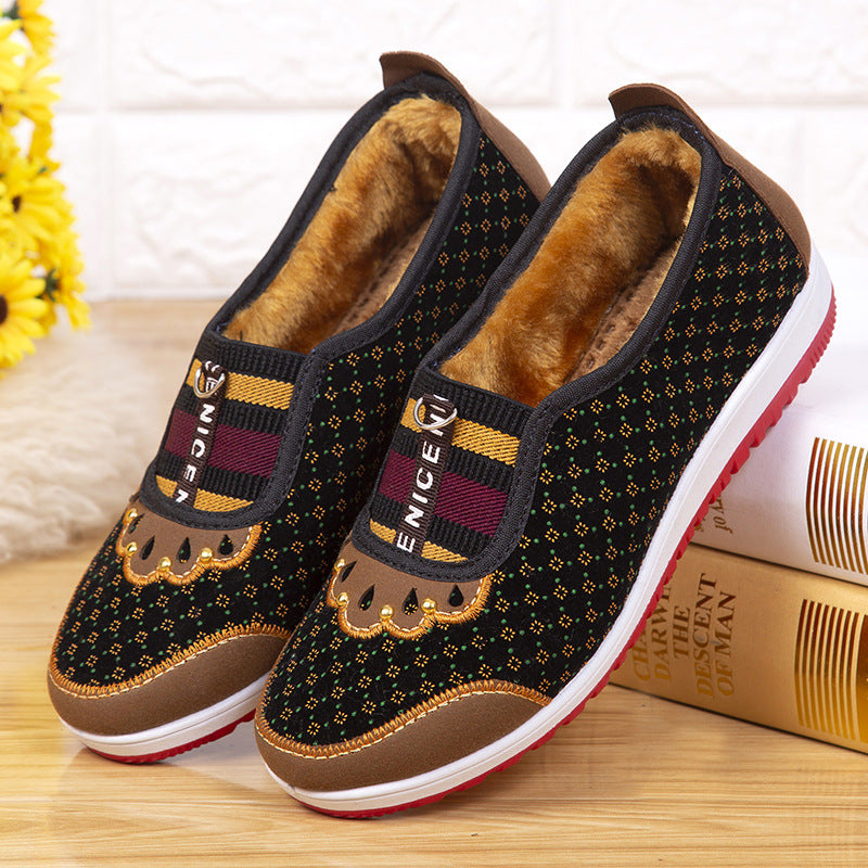 Beijing Cotton Female Fleece Lined Padded