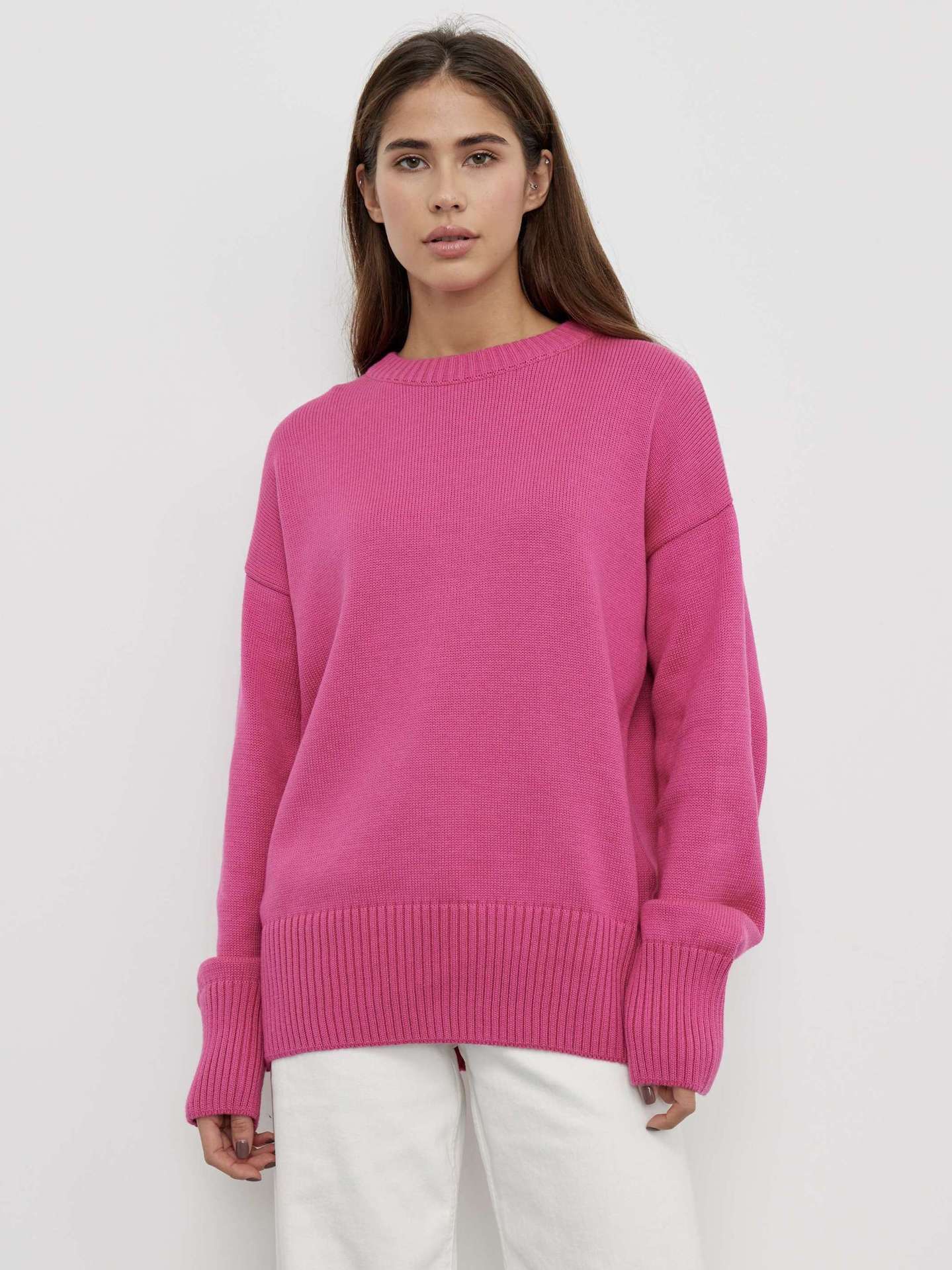 Sweaters Russia Sweater Round Neck Loose