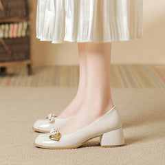 Women's Bottom Spring Love Decorative Glossy Korean Style