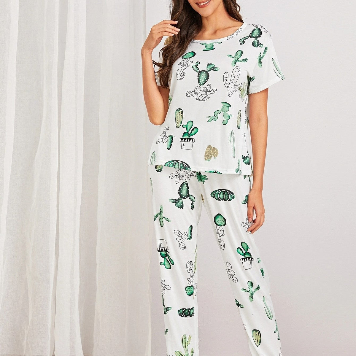 Sources Pajamas Home Wear Two-Piece Set