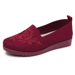 Women's Old Beijing Craft Net Low-cut Comfortable