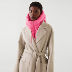 All Match Accessories Hooded Detachable Collar Vest