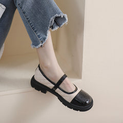 Women's And White Color Matching Thick Soft
