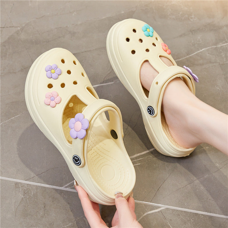 Women's Summer Platform Jelly Beach Garden Flat