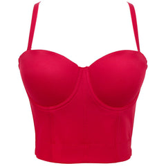 Backless Tube Top Solid Color Bra Small Sling Detachable Shoulder Strap Shaping Short Dancing Lady Wrapped Chest