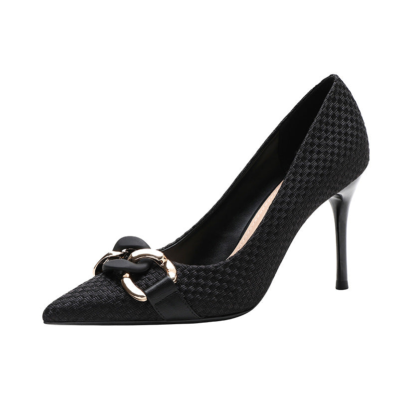 Pretty Women's Large Size High Stiletto Heels