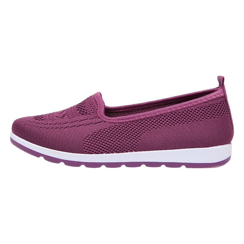 Damen Slip-on Old Beijing Cloth Soft Bottom