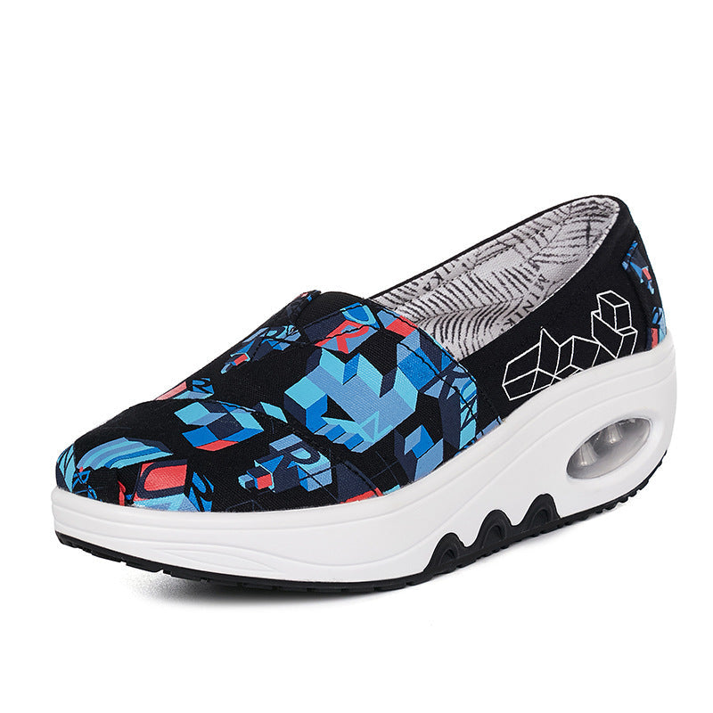 Women's Size Rocking Platform Slip-on Comfort And