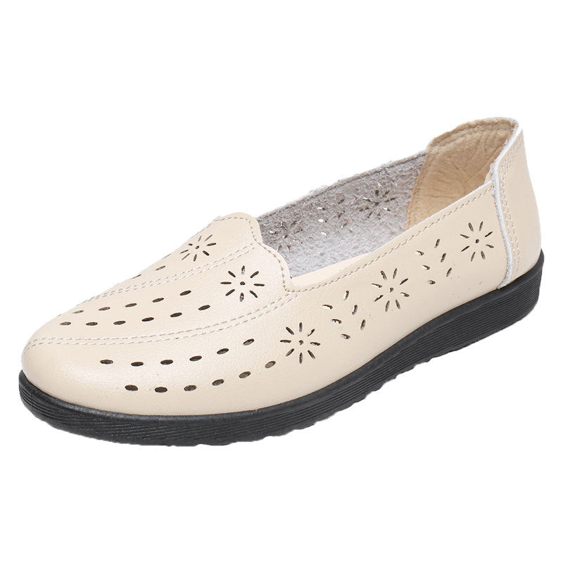 Chaussures plates confortables à semelle souple pour femmes et hommes