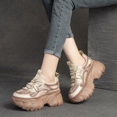 Frauen Shu Herbst Dicken Boden Daddy Retro