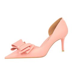 Women's Shallow Mouth Pointed Toe Side Hollow