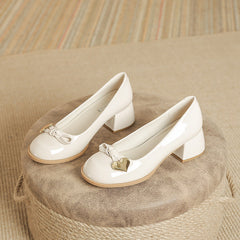 Women's Bottom Spring Love Decorative Glossy Korean Style