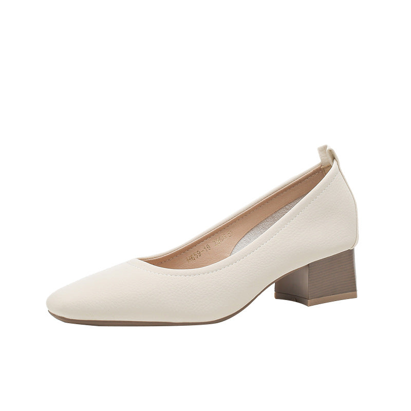 Chaussures à talons hauts et bout carré pour femme