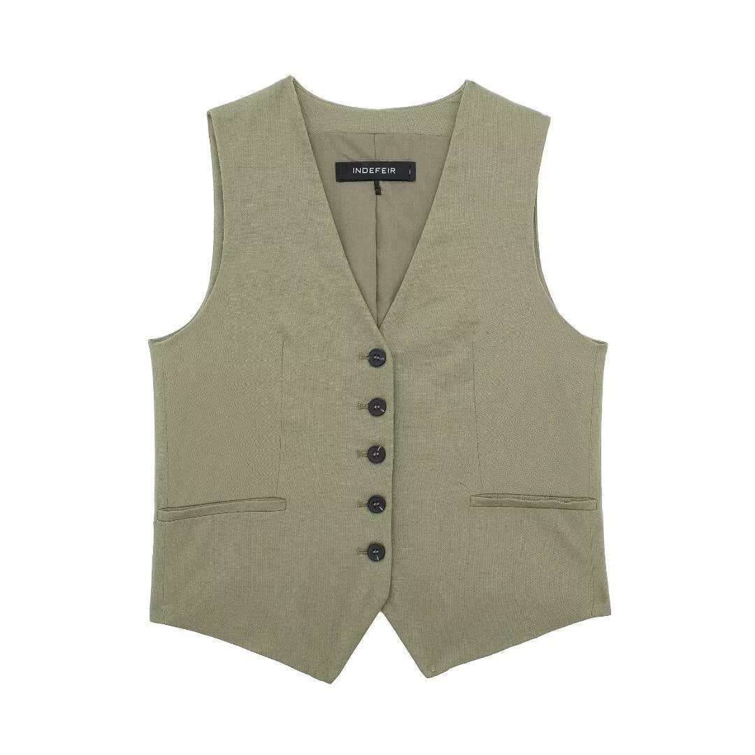 Vest Small Slim Bottoming Vest