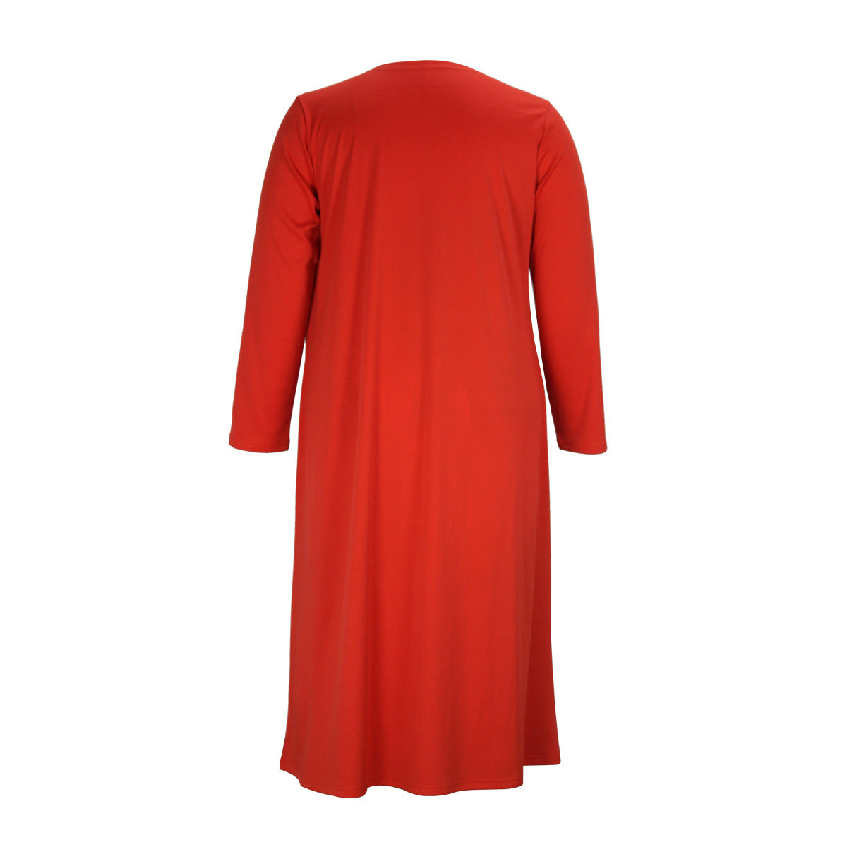 Plus Size Tube Top Dress Long Coat Two Piece Set