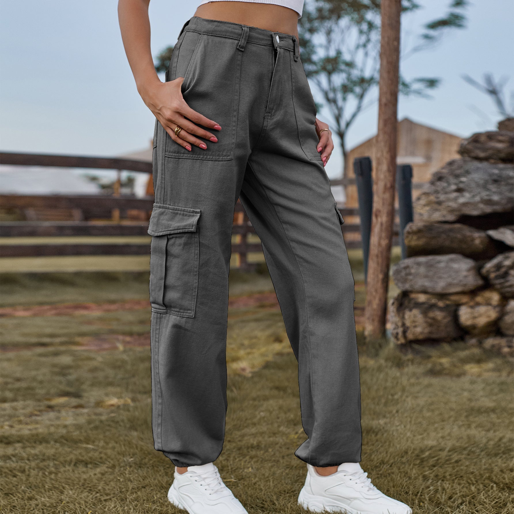 Denim Semi Elastic Personality Alle passenden Arbeitshosen Trend