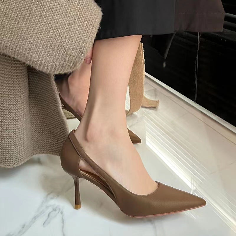 Damen High Heels aus koreanischem Lackleder mit Stilettoabsatz