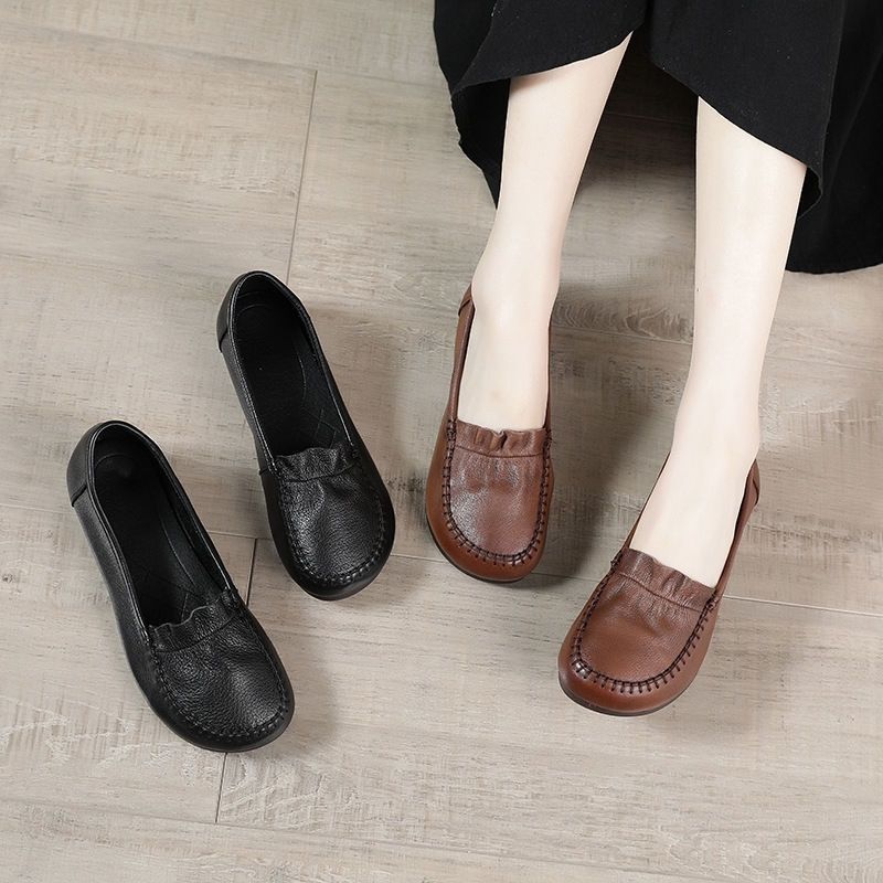 Women's Retro Ethnic Style Oxford Bottom Low-cut Comfortable