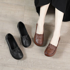 Women's Retro Ethnic Style Oxford Bottom Low-cut Comfortable