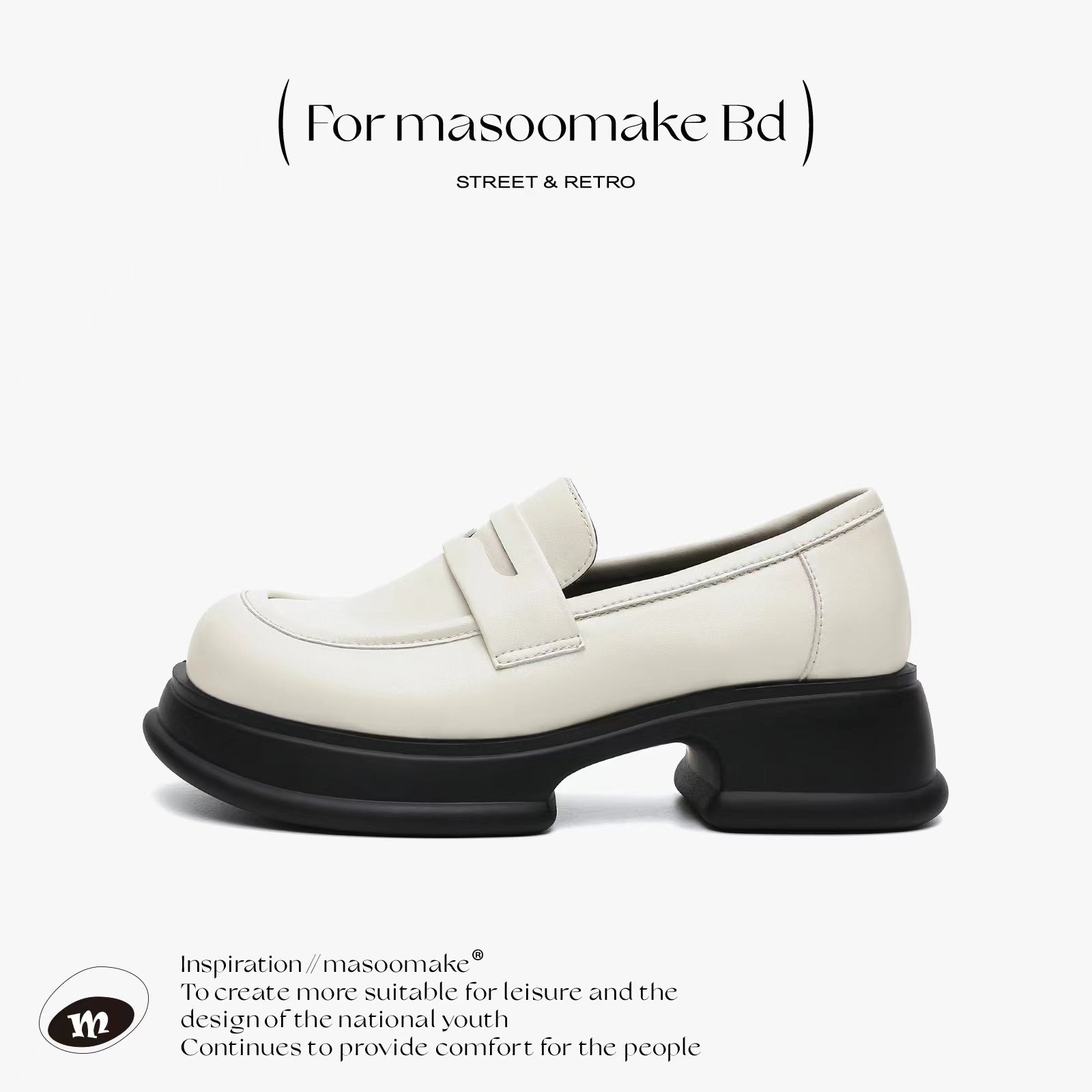 Comfortable Women's Thick Hot Preppy Mary