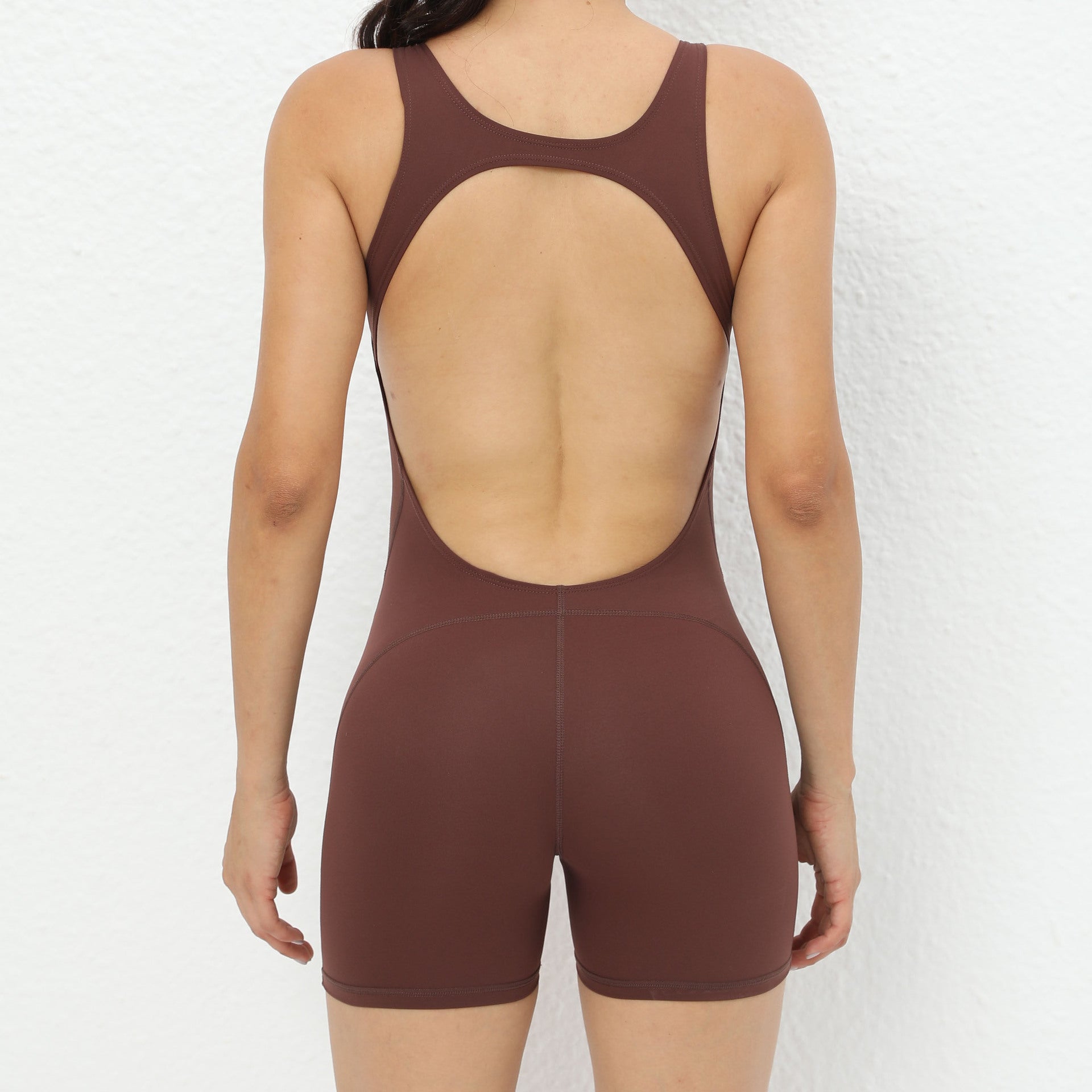 Quick Drying Nude Feel Yoga Training Fitness Integrated Hip Lifting Sport Yoga Jumpsuit
