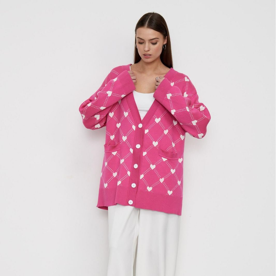 Pullover Russland Liebe Brokatpullover Strickjacke Herbst