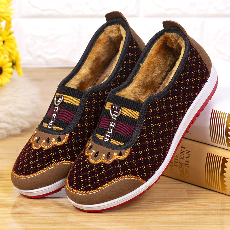 Beijing Cotton Female Fleece Lined Padded