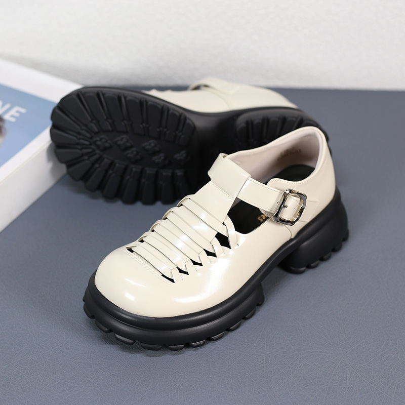 Versatile Women's British Style Spring Platform