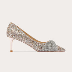 Women's Crystal High Design Sense Niche