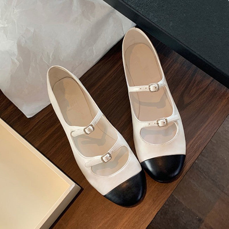 Women's Mary Jane Spring Round Toe Retro