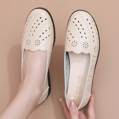 Chaussures plates confortables à semelle souple pour femmes et hommes