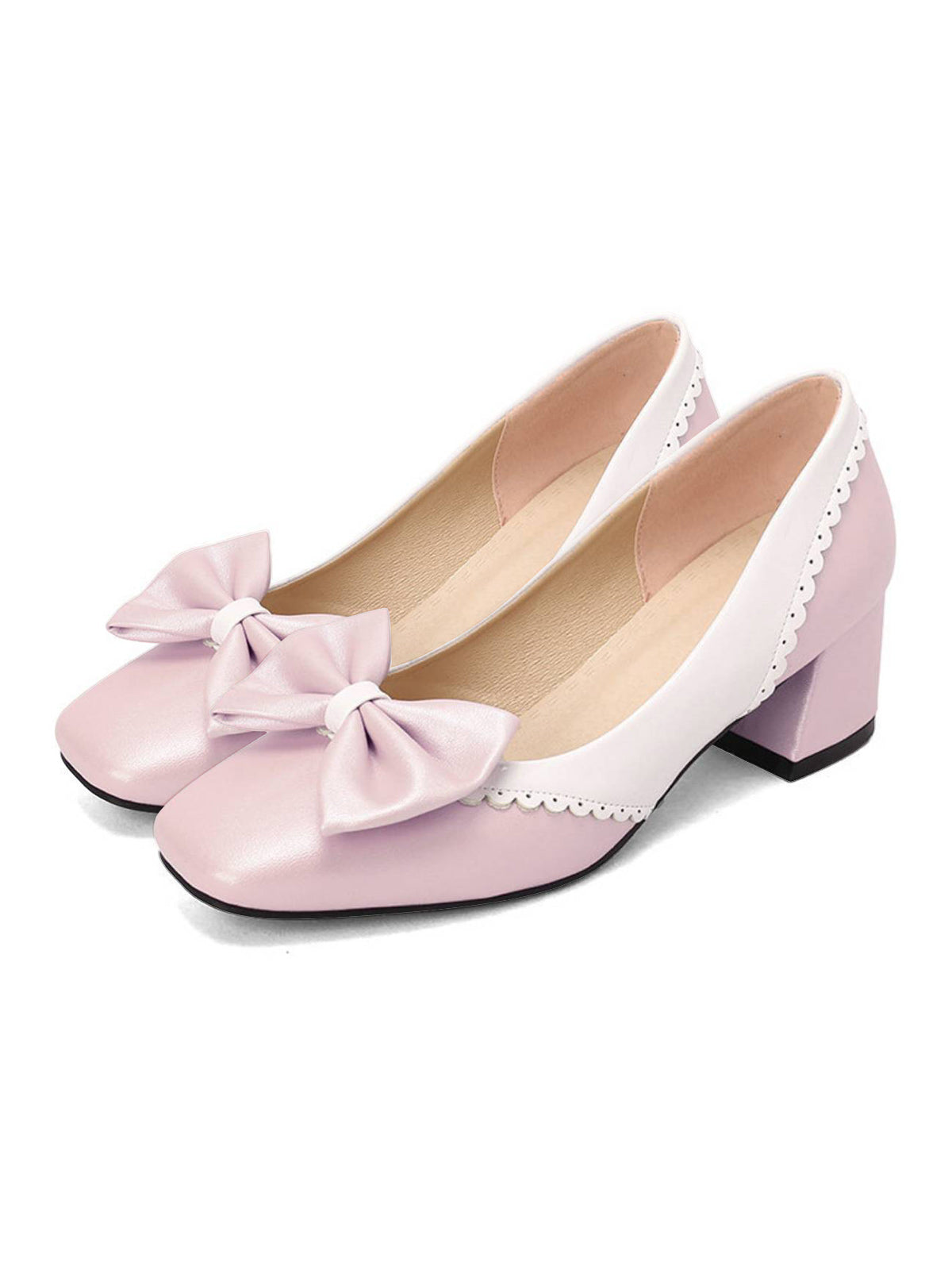 Chaussures à talons hauts rétro Mary Jane