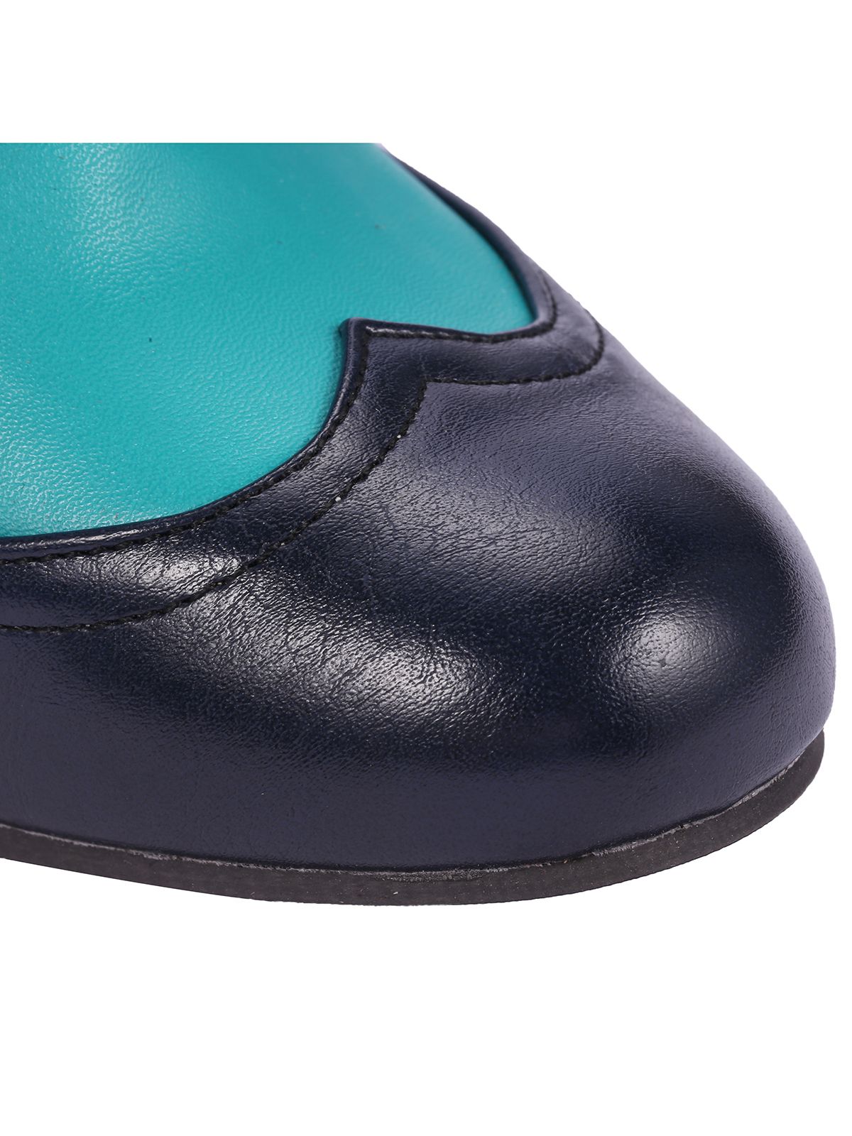 Retro High Heels Sattelschuhe