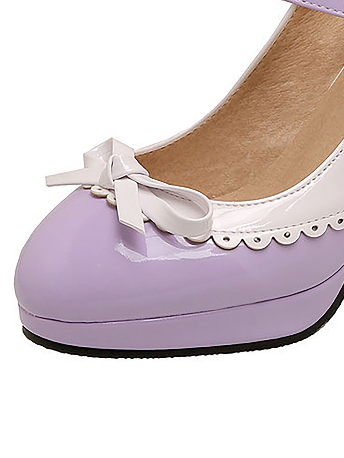 Chaussures à talons hauts rétro Mary Jane