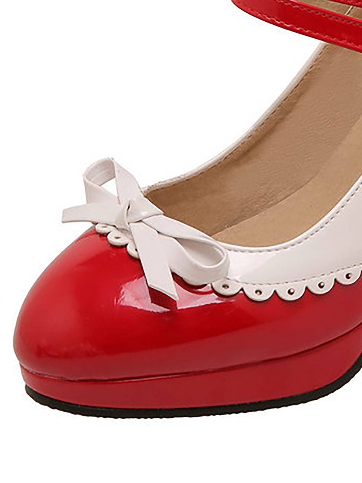 Chaussures à talons hauts rétro Mary Jane