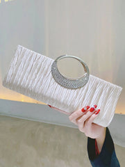 Vintage Square Strass Party Handtasche 